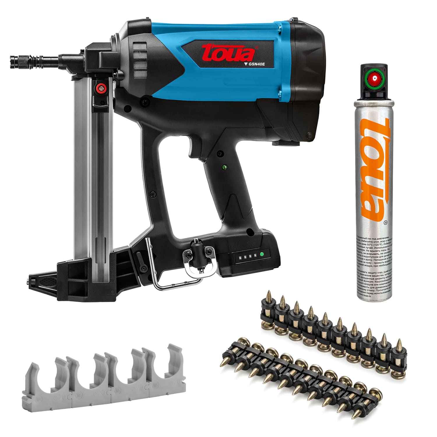 АКЦИЯ! НАБОР! Газовый монтажный пистолет Toua GSN40E