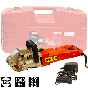 Штроборез DCK, 125мм, 3000Вт, 7000об/мин, 5 дисков