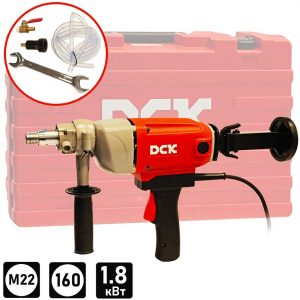 Дрель алмазного сверления DCK KZZ02-160 1800Вт до 160мм